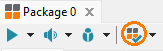 Check package action in the package toolbar